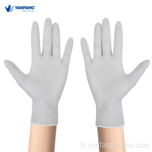 4mil Gants de nitrile sans poudre jetable pour médical